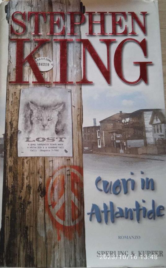 Cuori in Atlantide - Stephen King - copertina