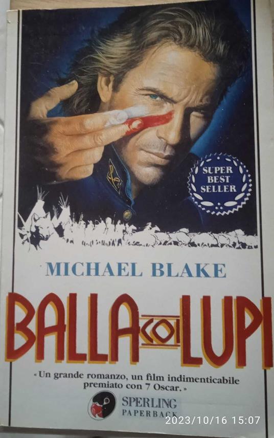 Balla coi lupi - Michael Blake - copertina