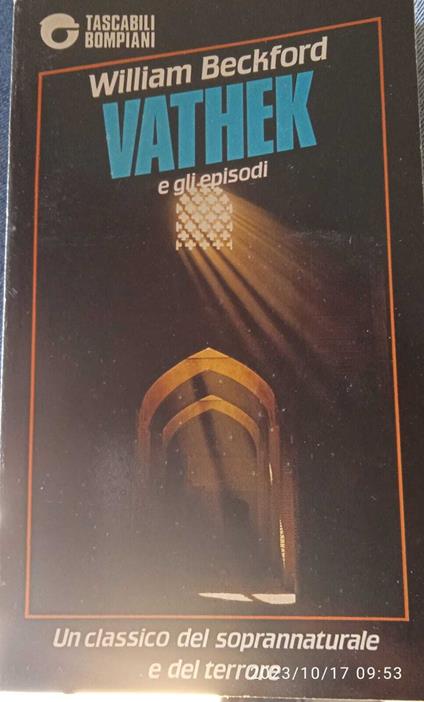 Vathek e gli episodi - William Beckford - copertina