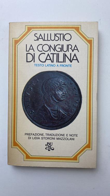 La congiura di Catalina - C. Crispo Sallustio - copertina