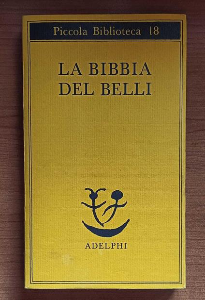 La bibbia del belli - Gioachino Belli - copertina