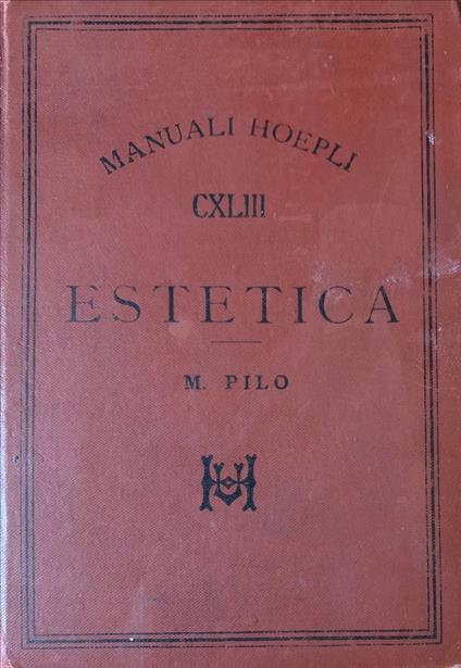 Estetica - Mario Pilo - copertina