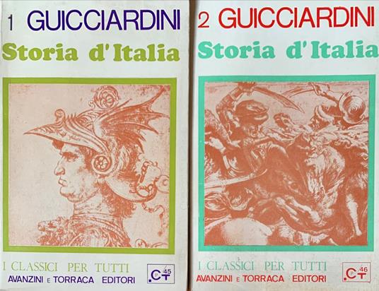 Storia d'Italia - Francesco Guicciardini - copertina