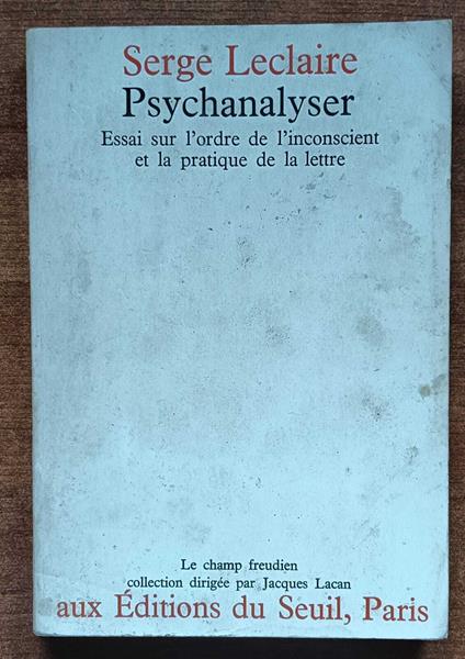 Psychanalyser - Serge Leclaire - copertina