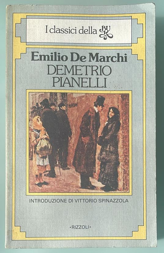 Demetrio Pianelli - Emilio De Marchi - copertina