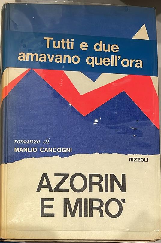 Azorin e Miro' - Manlio Cancogni - copertina