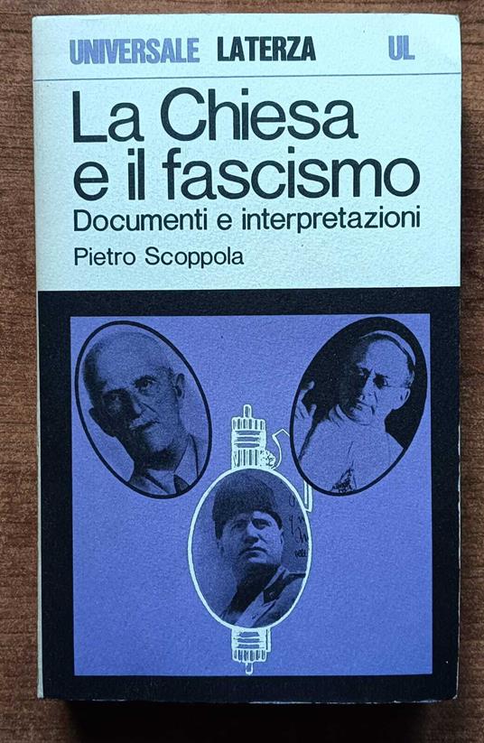 La chiesa e il fascismo - Pietro Scoppola - copertina