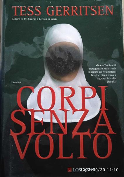 Corpi senza volto - Tess Gerritsen - copertina