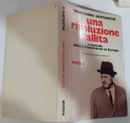 Una rivoluzione fallita - Gioacchino Santanchè - copertina