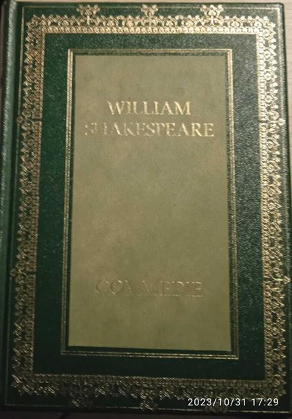 Commedie - William Shakespeare - copertina