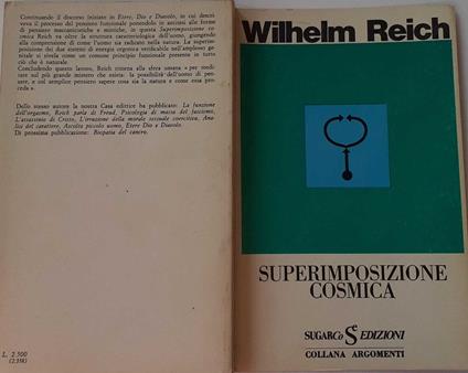 Superimposizione cosmica - Wilhelm Reich - copertina