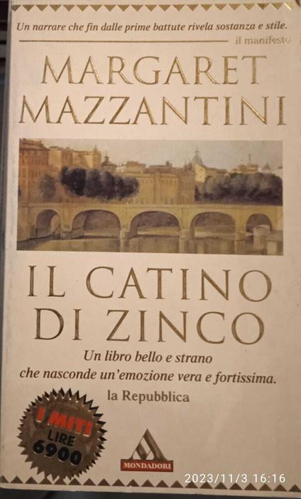 Il catino di zinco - Margaret Mazzantini - copertina