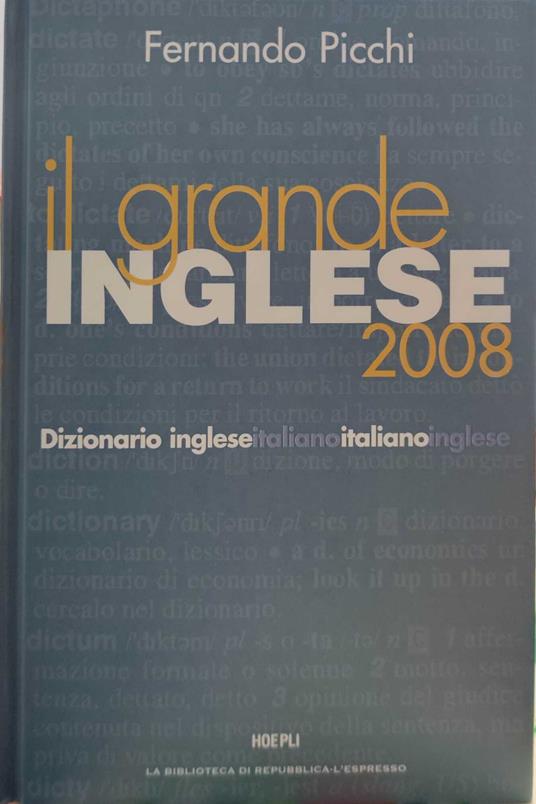 Grande dizionario inglese - Fernando Picchi