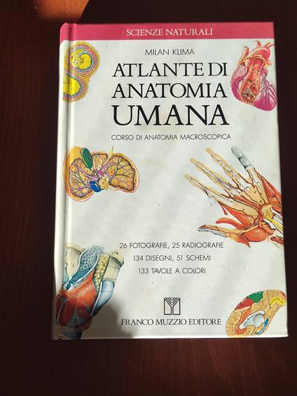 Atlante di anatomia umana - Milan Klima - copertina