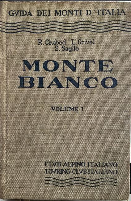 Monte Bianco volume 1 - copertina