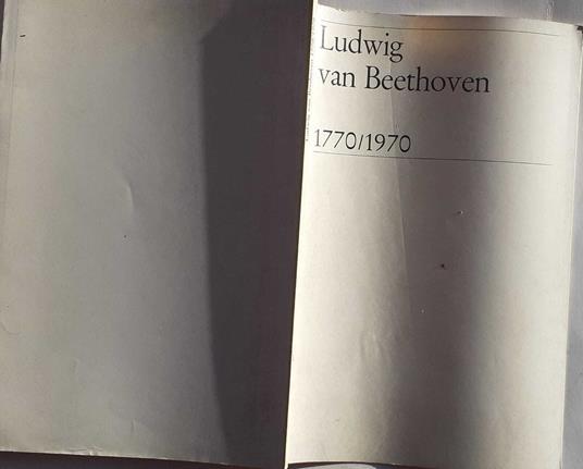 Ludwig van Beethoven 1770/1970 - Ludwig van Beethoven - copertina
