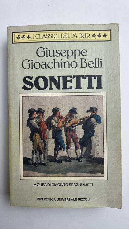 Sonetti - Gioachino Belli - copertina