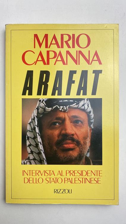 Arafat - Mario Capanna - copertina