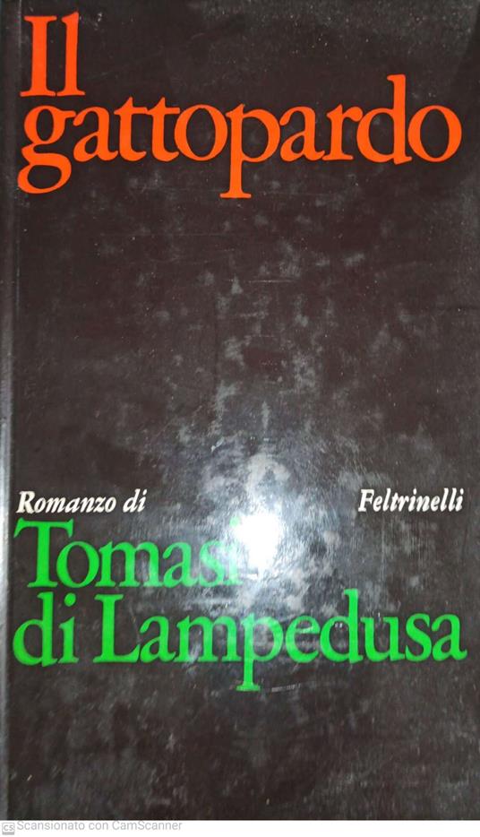 ll Gattopardo - Tomasi di Lampedusa Giuseppe - copertina