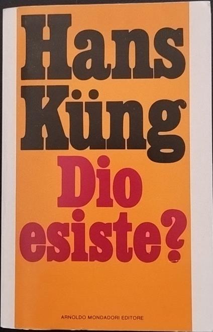 Dio esiste? - Hans Küng - copertina