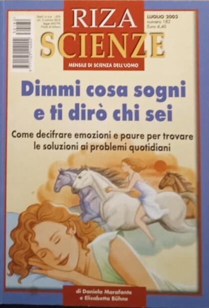 Dimmi cosa sogni e ti dirò chi sei - copertina