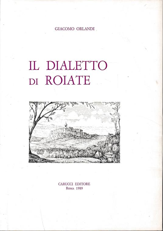 ‎Il Dialetto di Roiate‎ - copertina