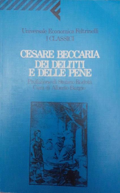 Dei delitti e delle pene - Cesare Beccaria - copertina