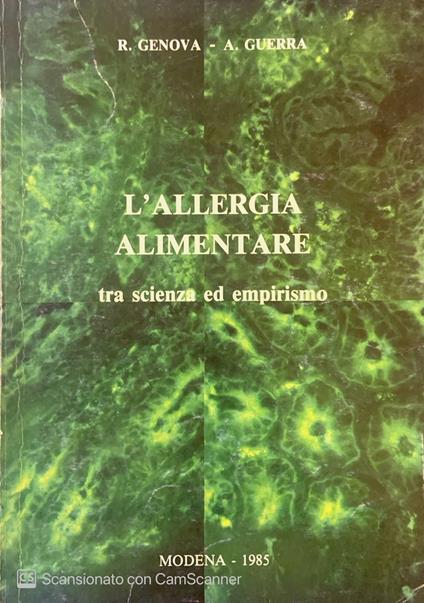 L' allergia alimentare tra scienza ed empirismo - copertina