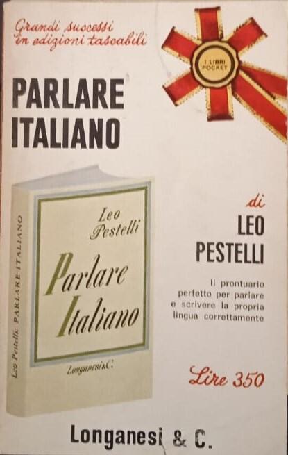 Parlare italiano - Leo Pestelli - copertina