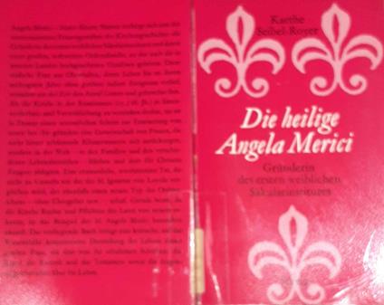 Die heilige Angela Merici - copertina
