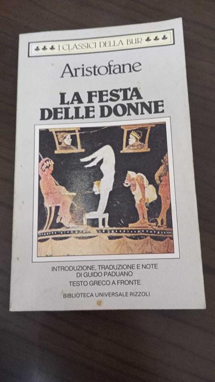 La festa delle donne. Ediz. bilingue - Aristofane - copertina