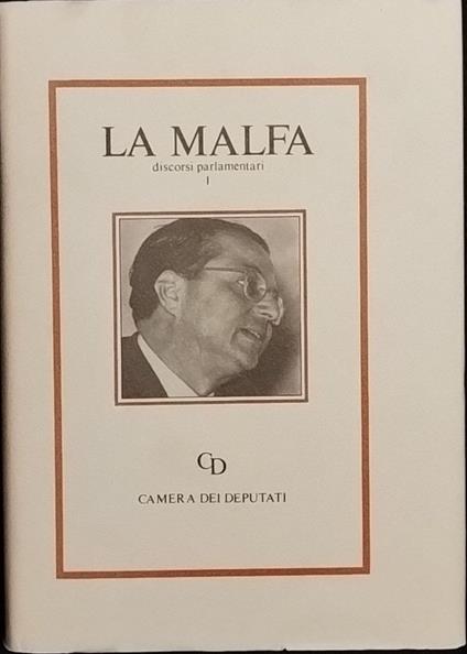 Discorsi parlamentari I - Ugo La Malfa - copertina