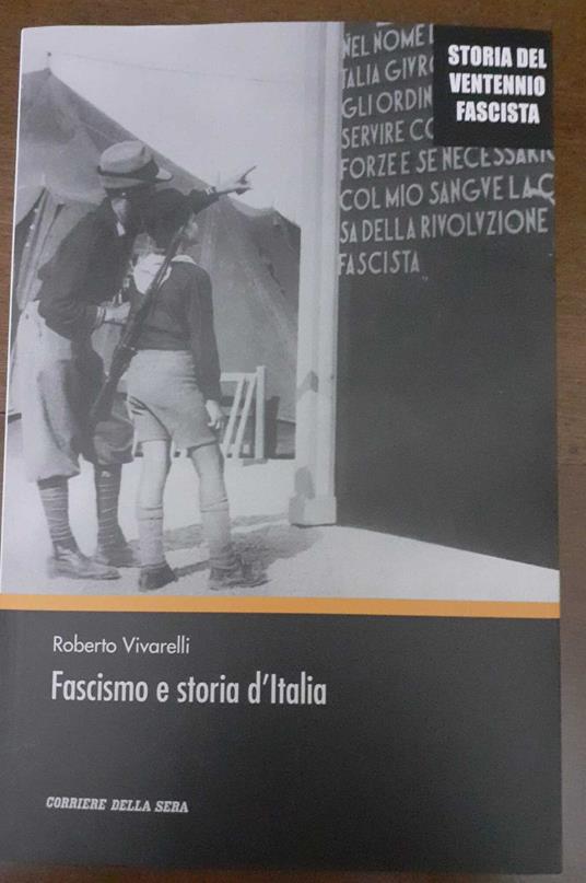 Fascismo e storia d'Italia - Roberto Vivarelli - copertina