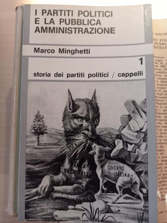 I partiti politici e la pubblica amministrazione - Marco Minghetti - copertina