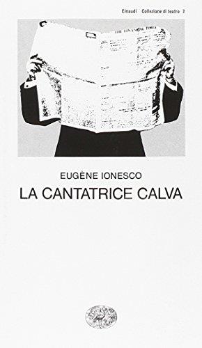 cantatrice calva - Eugène Ionesco - copertina