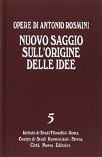 Nuovo saggio sull'origine delle idee (Vol. 5)