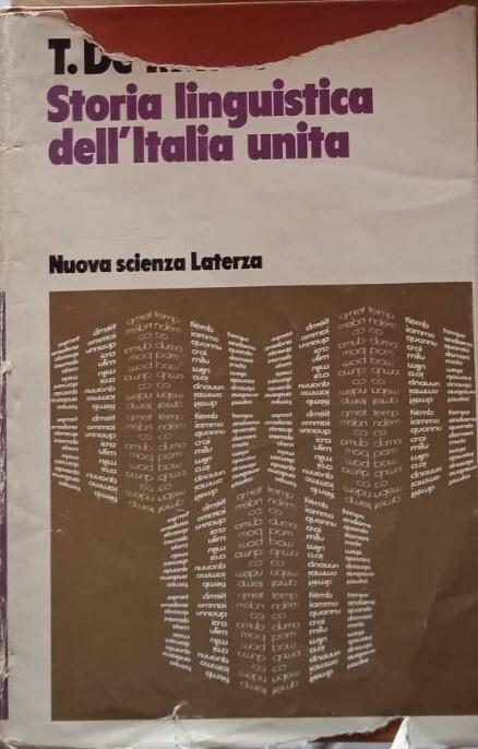 Storia linguistica dell'Italia unita - Tullio De Mauro - copertina