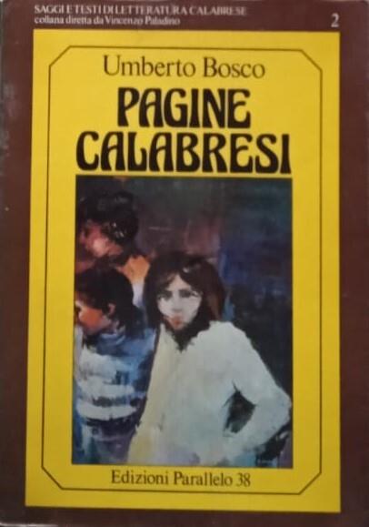 Pagine calabresi - Umberto Bosco - copertina