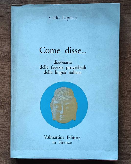 Come disse - Carlo Lapucci - copertina