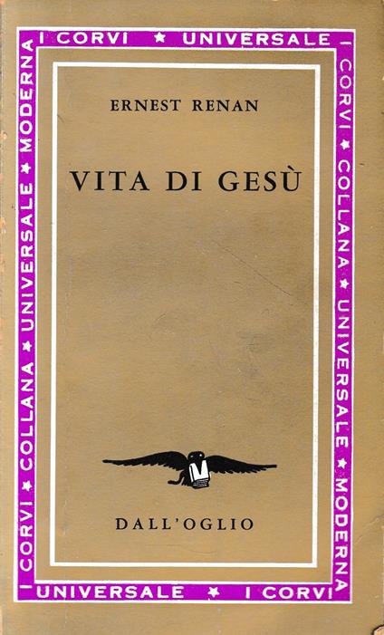 Vita di Gesù - Ernest Renan - copertina