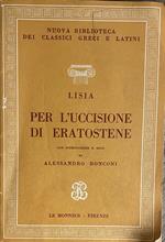 Per l'uccisione di Eratostene