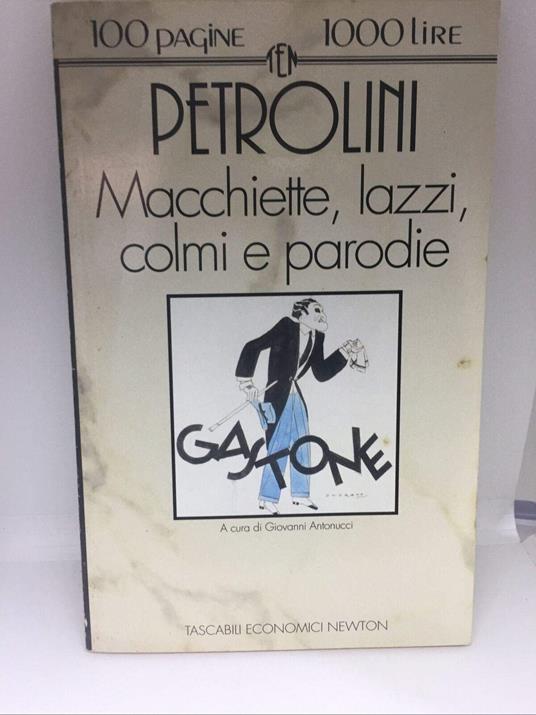 Macchiette, lazzi, colmi e parodie - Ettore Petrolini - copertina