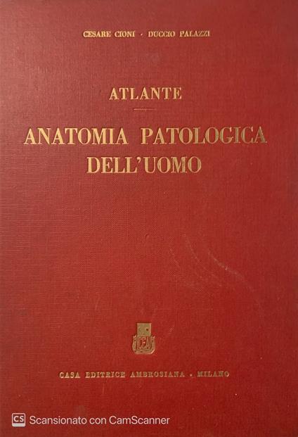 Atlante anatomia patologica dell' uomo - copertina