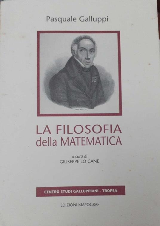 La filosofia della matematica - Pasquale Galluppi - copertina