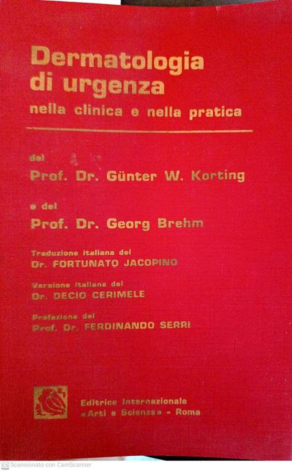 Dermatologia di urgenza nella clinica e nella pratica - copertina