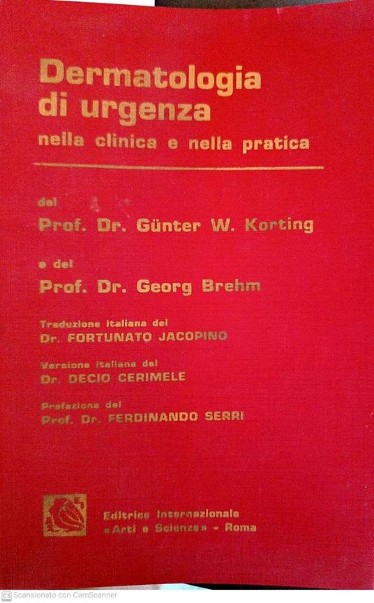 Dermatologia di urgenza nella clinica e nella pratica - copertina