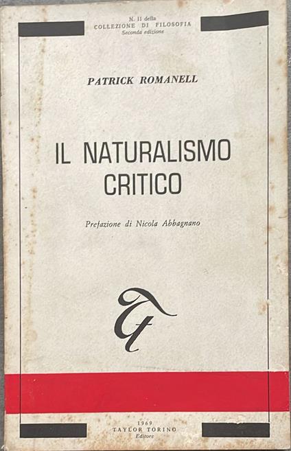 Il naturalismo critico - copertina