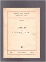 Appunti di macroeconomia