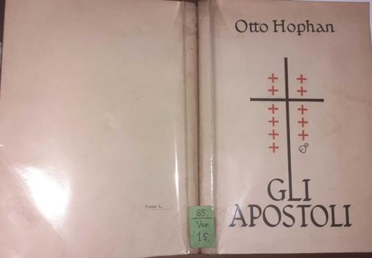 Gli apostoli - Otto Hophan - copertina