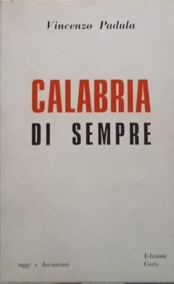 Calabria di sempre - Vincenzo Padula - copertina